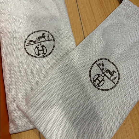 HERMES EUC Vert Électrique Green Leather Oran Sandals Slides 39 9 Hermès - Picture 7 of 8